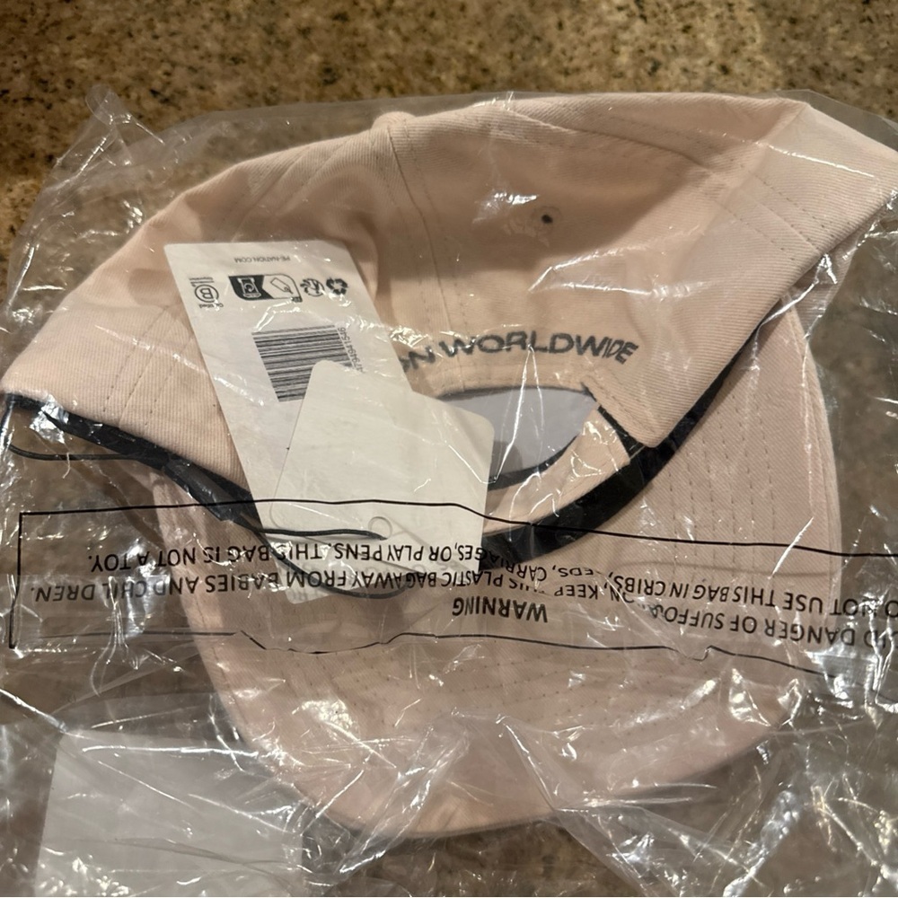 PE Nation Worldwide Logo Homage Cap in Blush NWT One Size Fits All - Picture 3 of 4